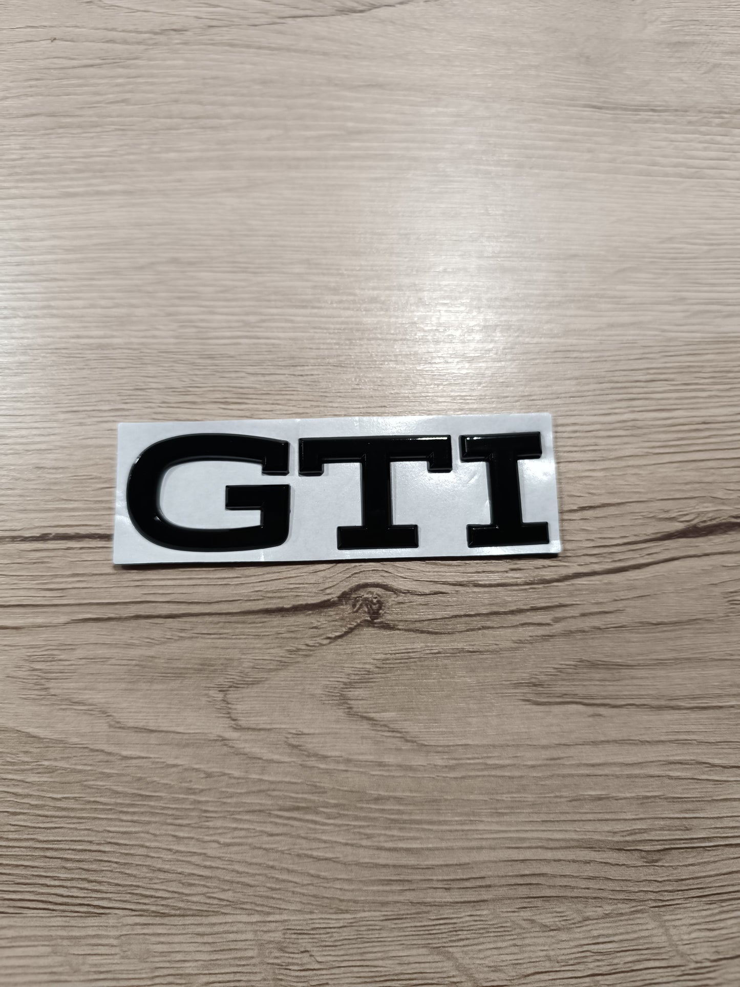 GTI Schriftzug Schwarz