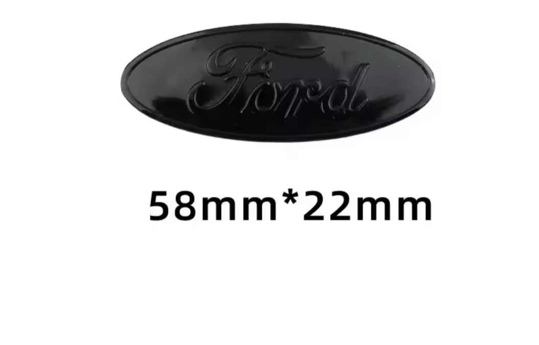 Ford Lenkrademblem Logo Schwarz