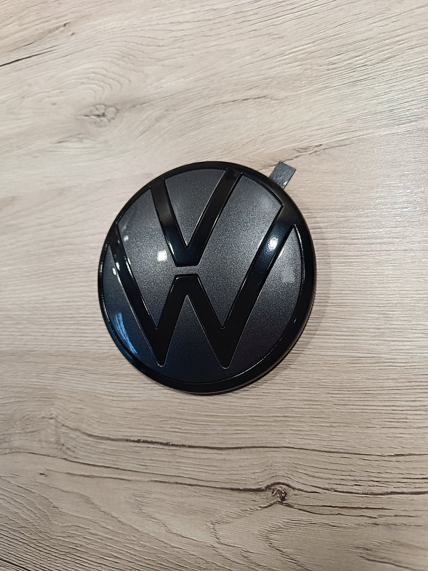 Touran 5T Emblem Logo Schwarz Indiumgrau