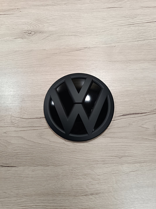 VW T5 T6 Emblem Logo Schwarz matt hinten