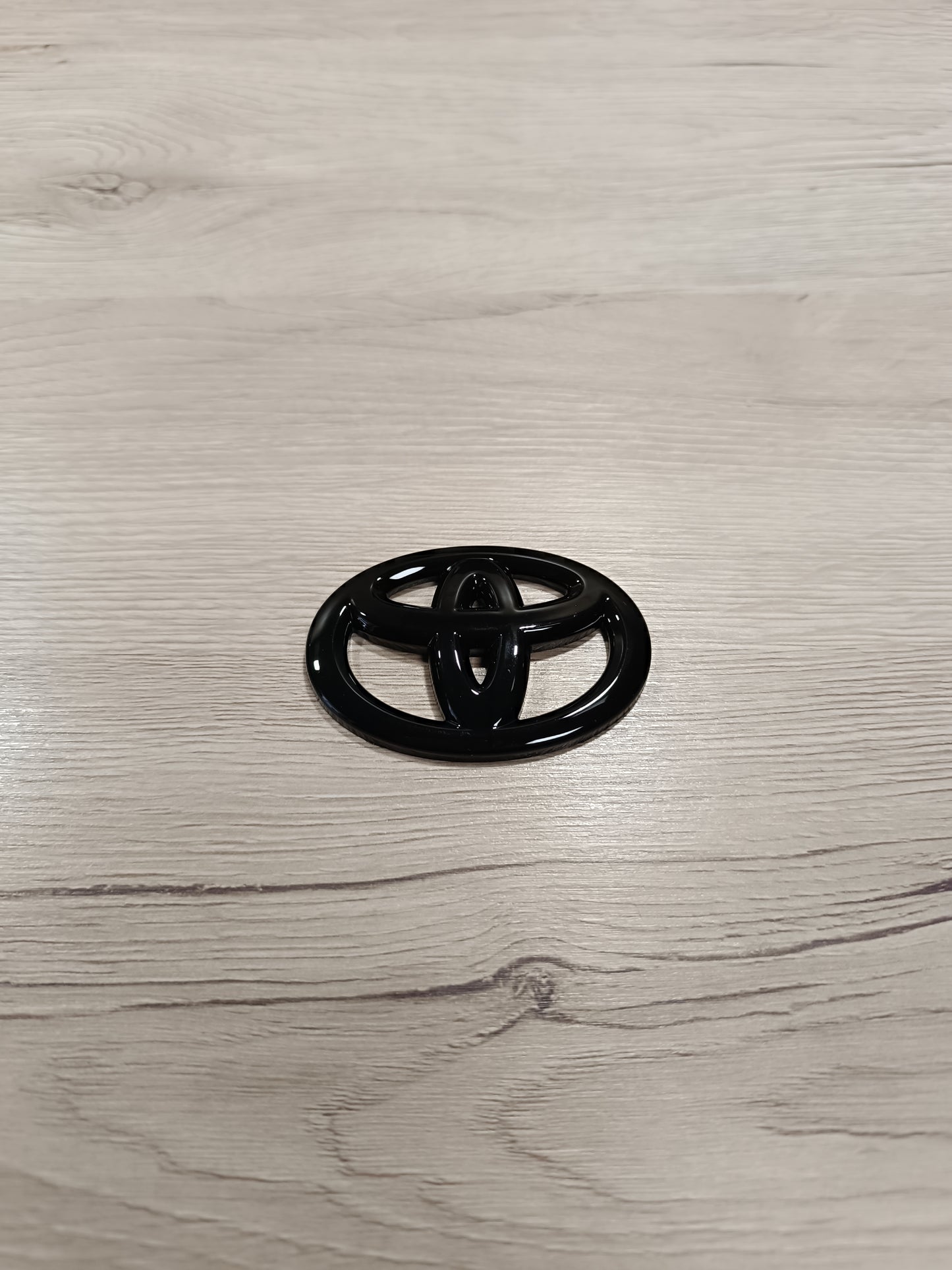 Toyota Lenkradlogo Emblem Schwarz