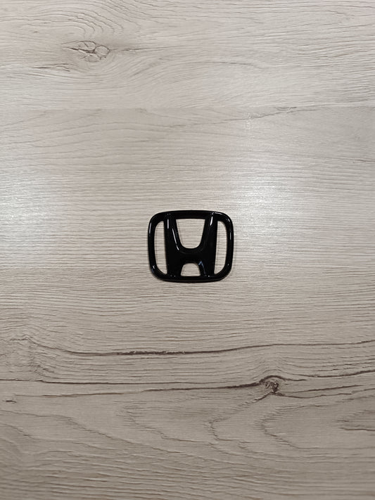 Honda Lenkradlogo Emblem Schwarz
