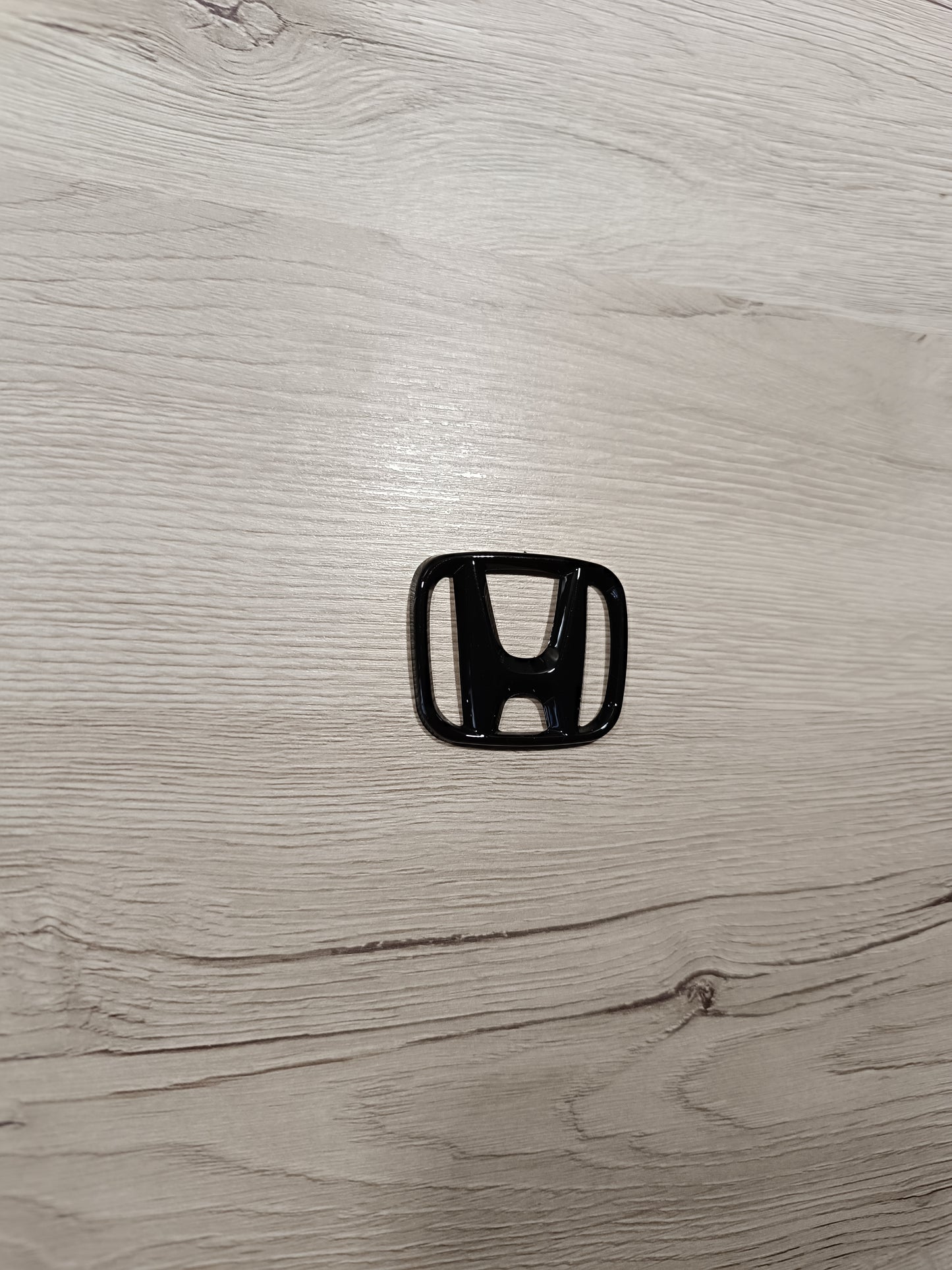 Honda Lenkradlogo Emblem Schwarz