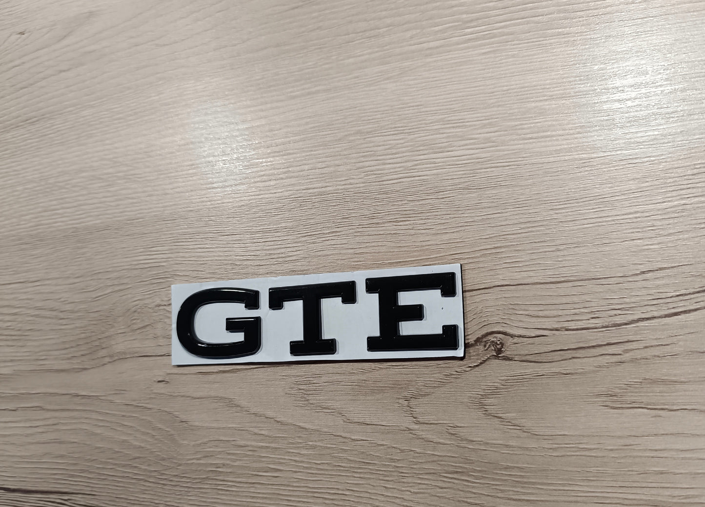 GTE Schriftzug Schwarz