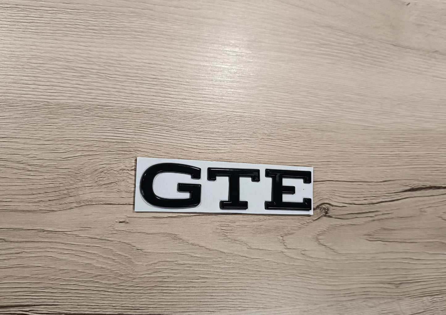 GTE Schriftzug Schwarz
