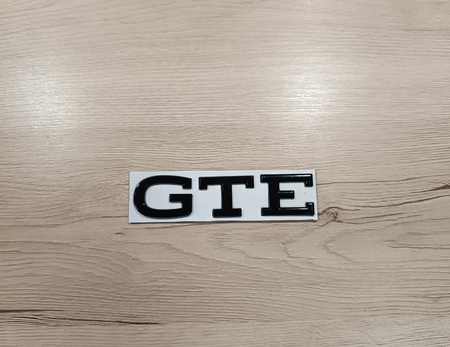 GTE Schriftzug Schwarz
