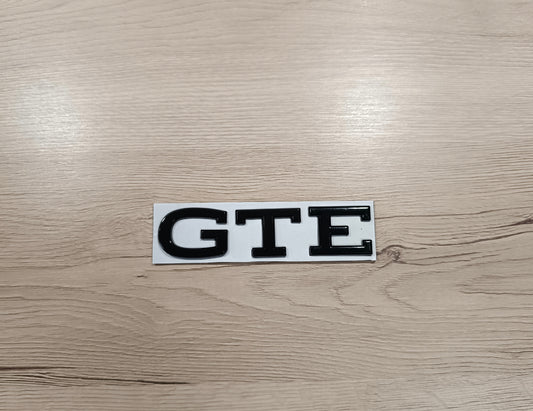 GTE Schriftzug Schwarz