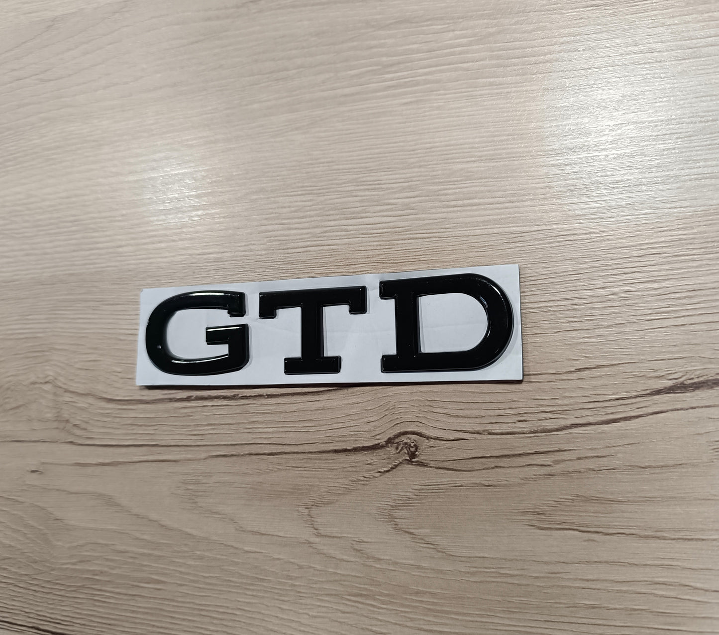GTD Schriftzug Schwarz