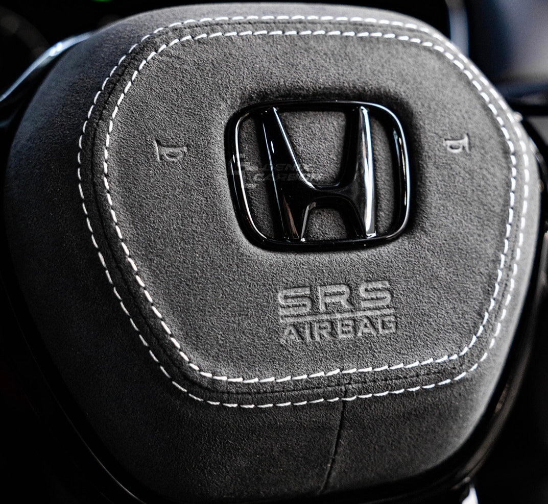 Honda Lenkradlogo Emblem Schwarz